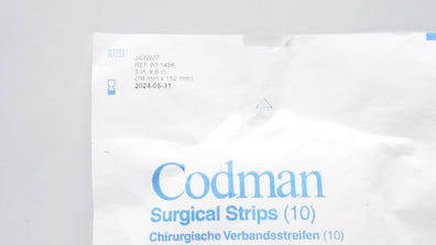 Codman 80-1456 Surgical Strips 3 inch x 6 inch (x) - Pack of 10